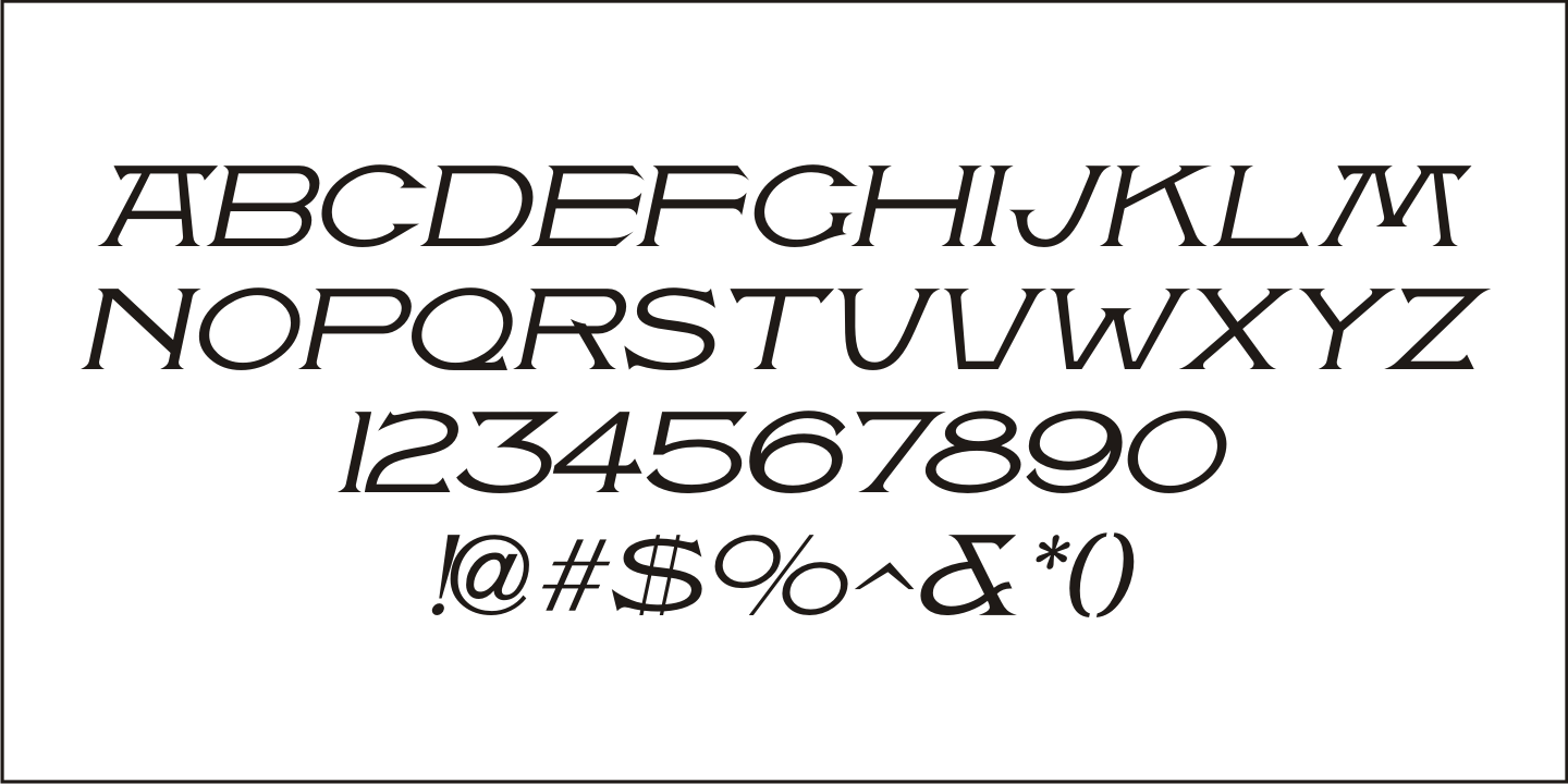 Antique Packaging Font Poster #4