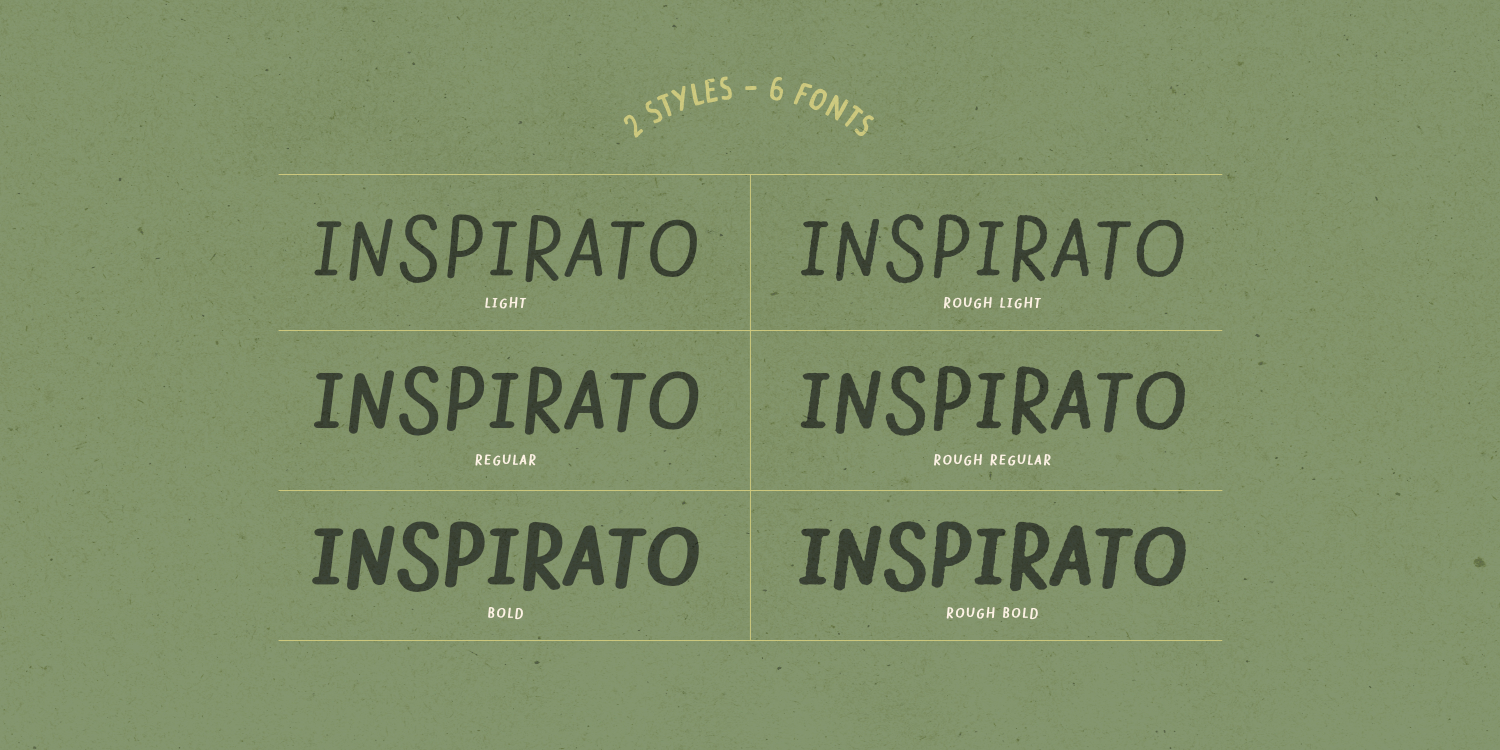Inspirato Font Poster #1