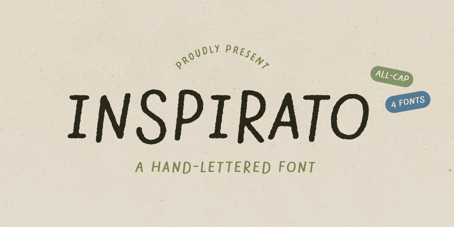 Inspirato Font Poster #1