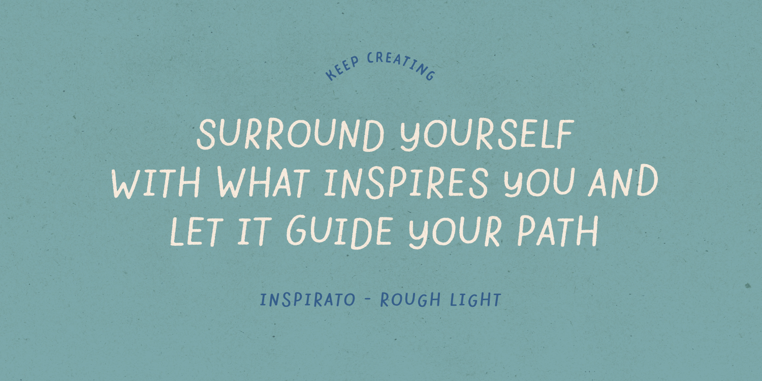 Inspirato Font Poster #1