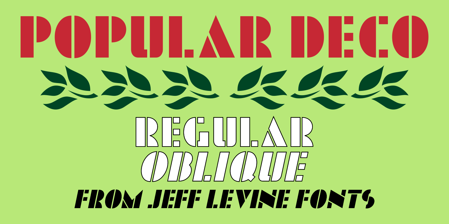 Popular Deco Poster