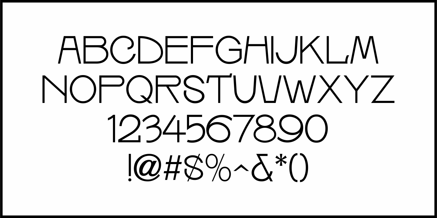 Nouveau Boutique Font Poster #3