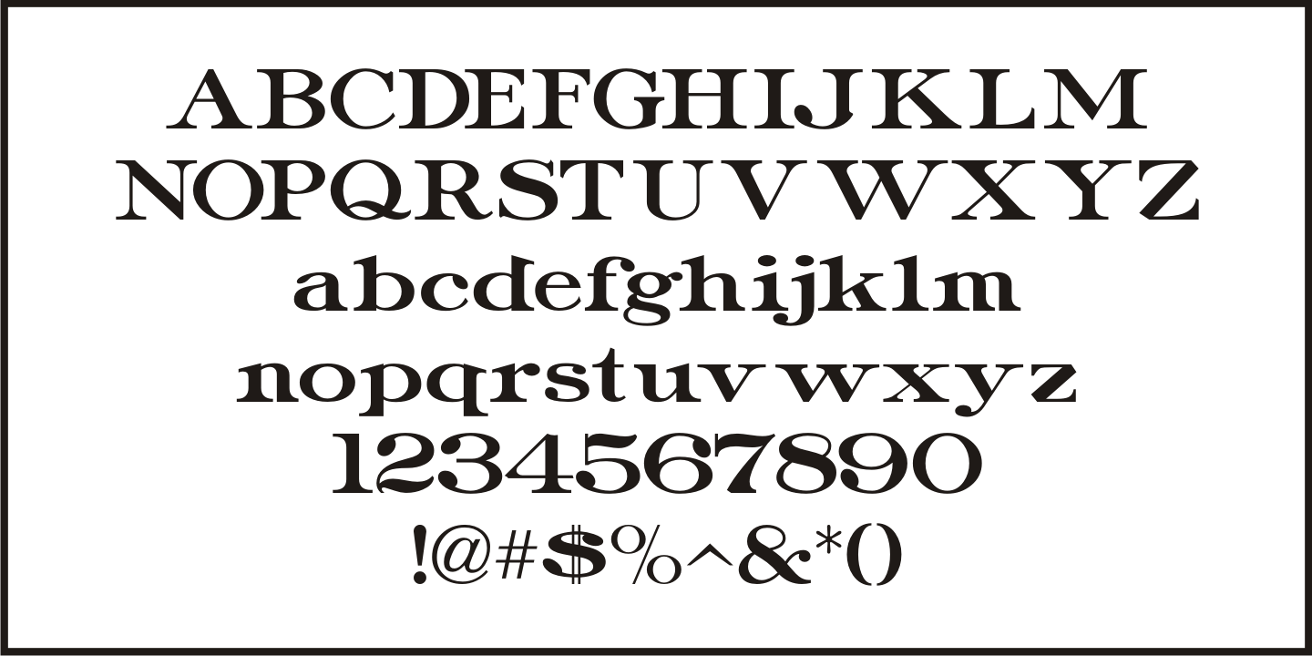 Streetcar Font Poster #3