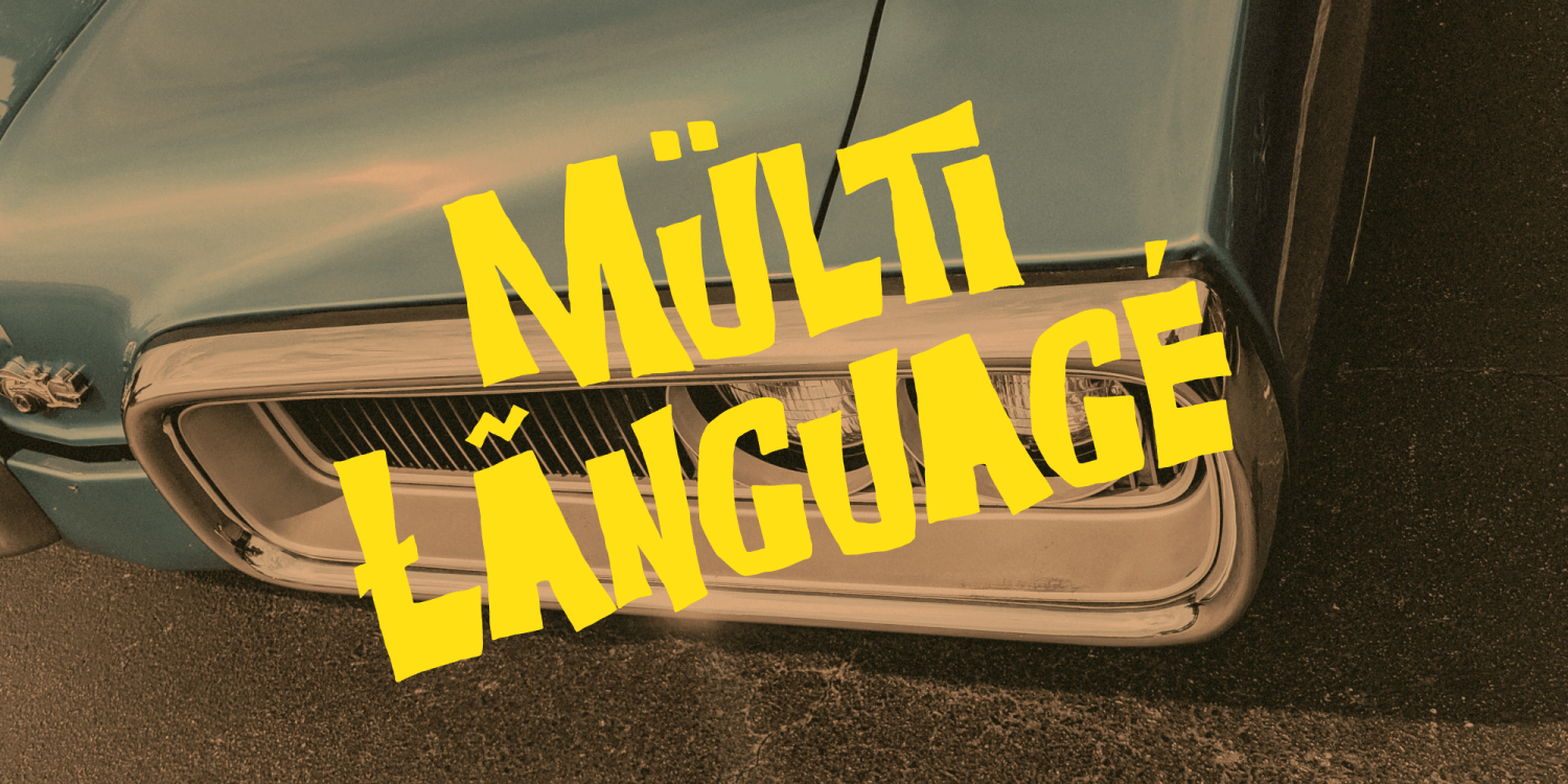 Gamaki Font Poster #7