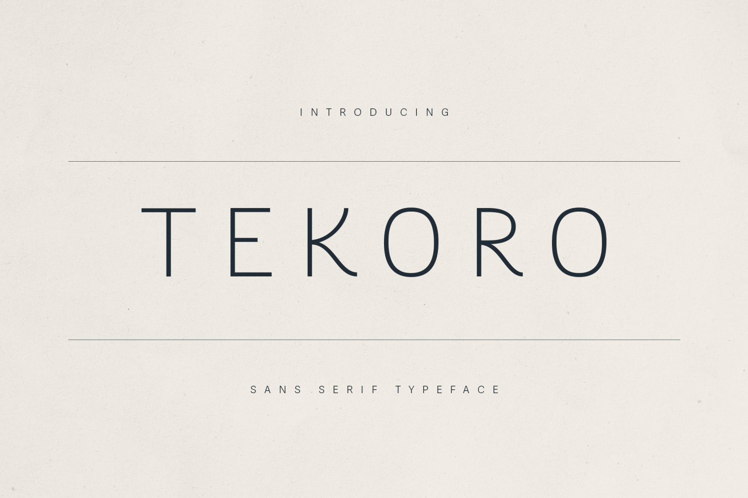 Tekoro Poster