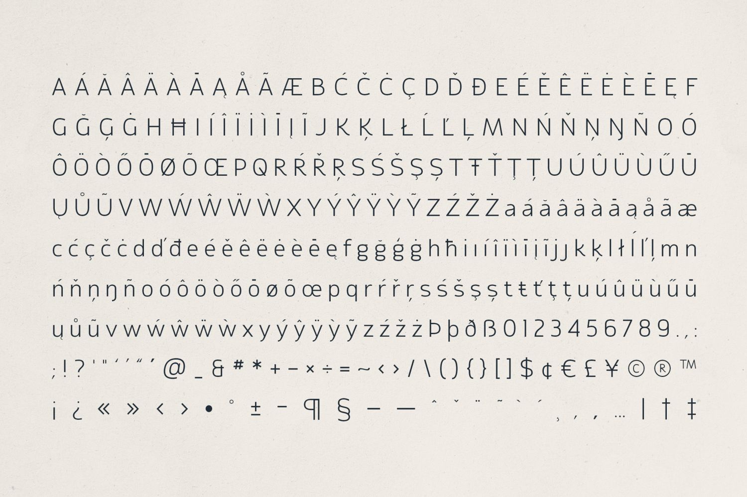 Tekoro Font Poster #1
