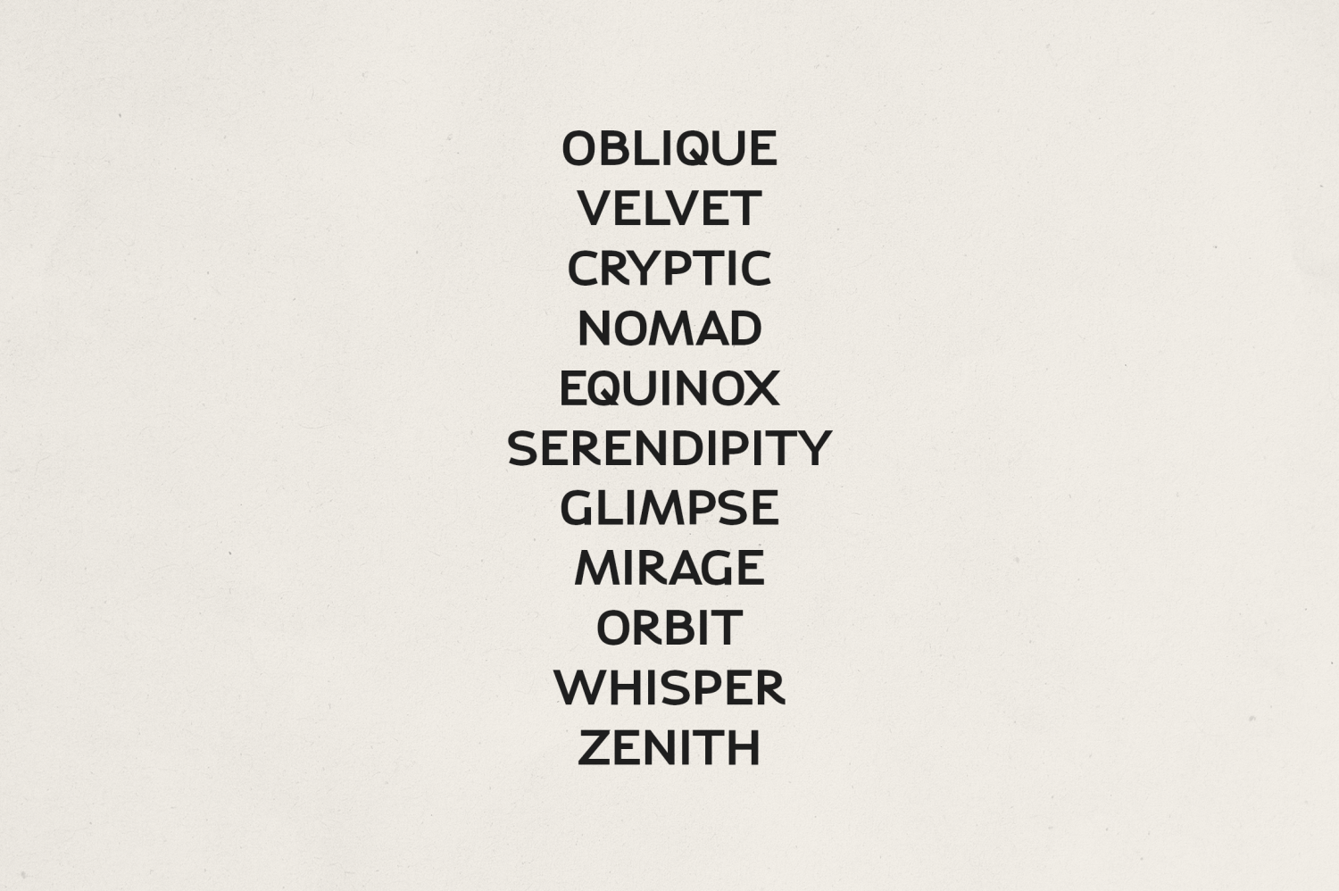 Tekoro Font Poster #1