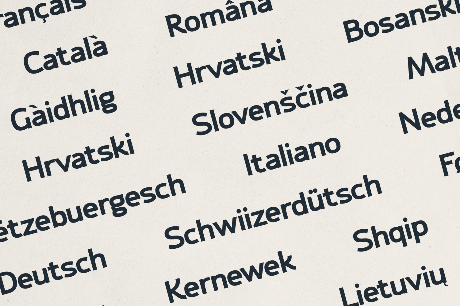 Tekoro Font Poster #1