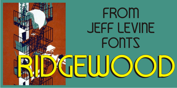 Ridgewood Font Family Poster