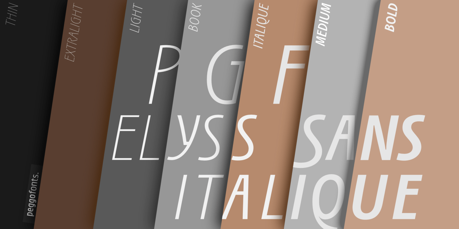 PGF Elyss Sans Pro Font Poster #1