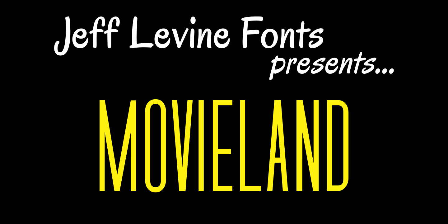 Movieland Font Family Poster
