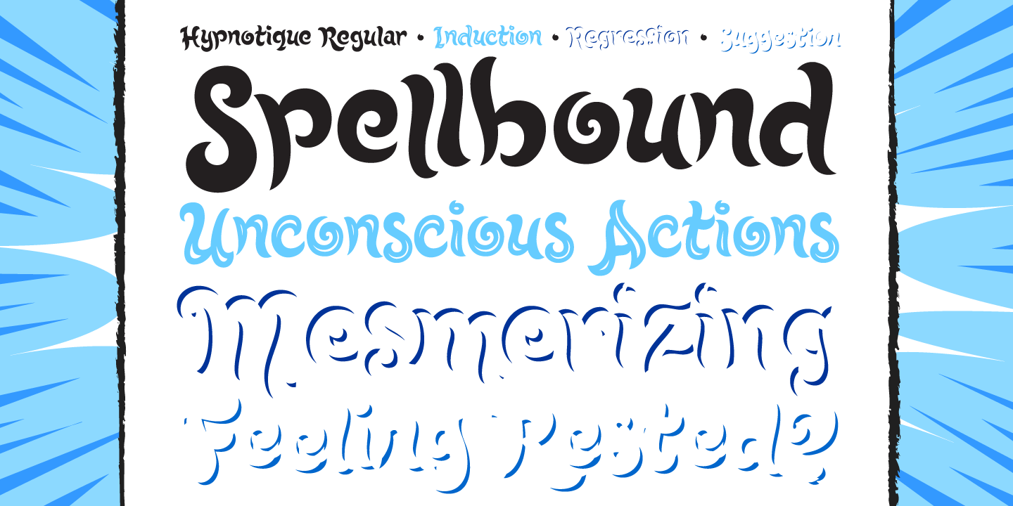 Hypnotique Font Poster #1