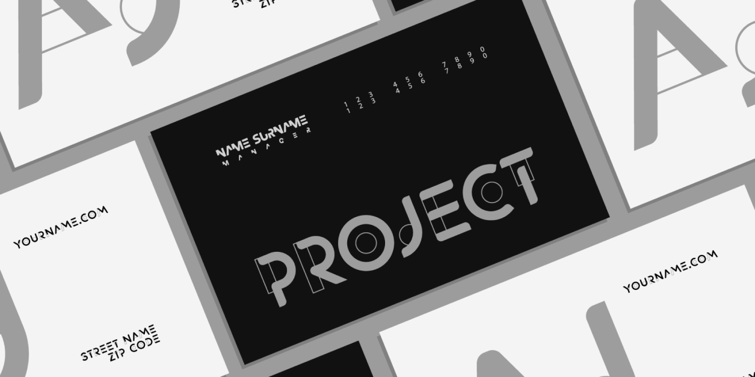 Contourism Font Poster #4