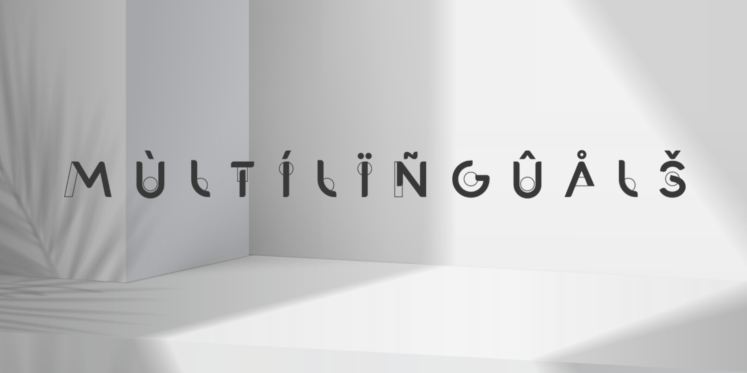 Contourism Font Poster #6
