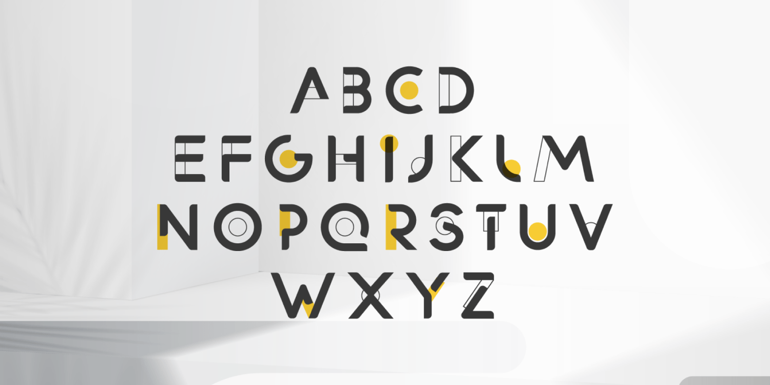Contourism Font Poster #8