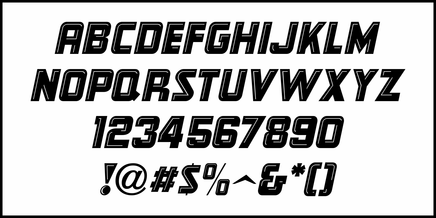 Sneak Preview Font Poster #1