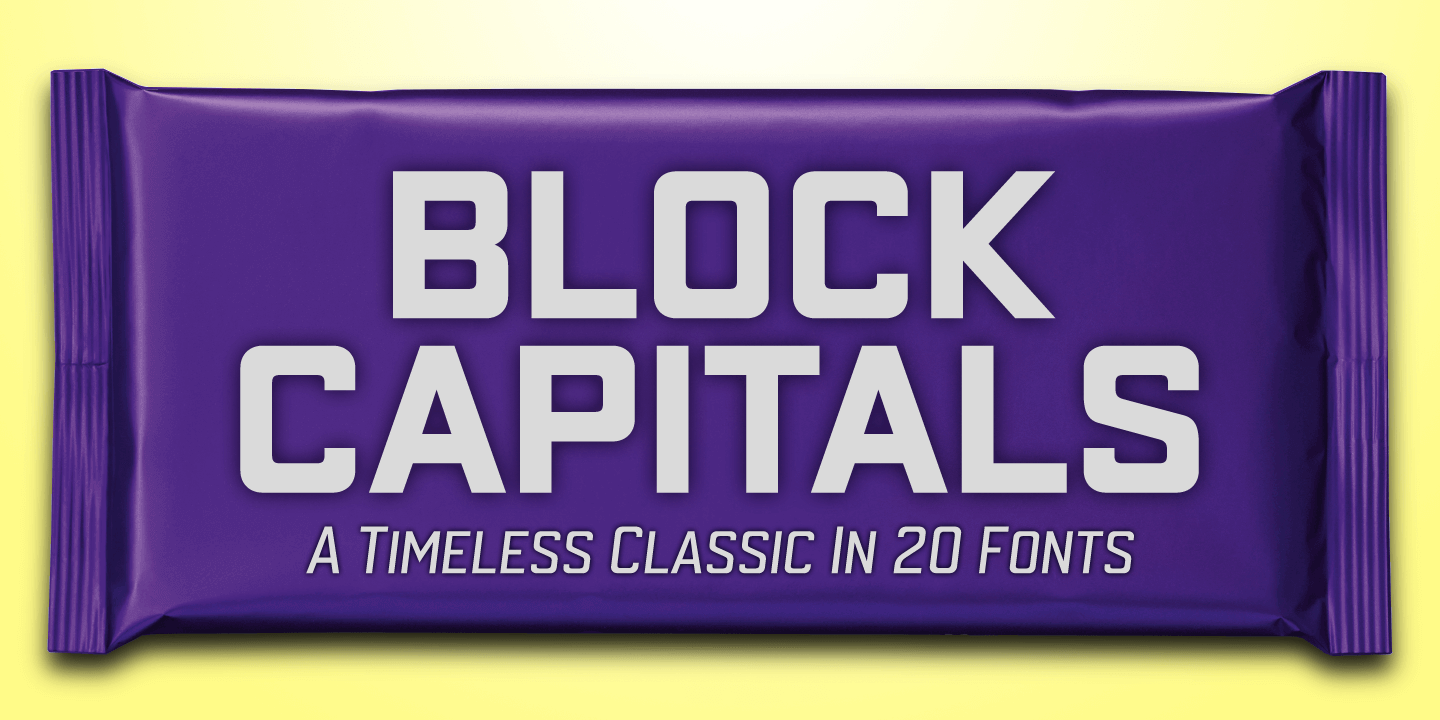Block Capitals Poster