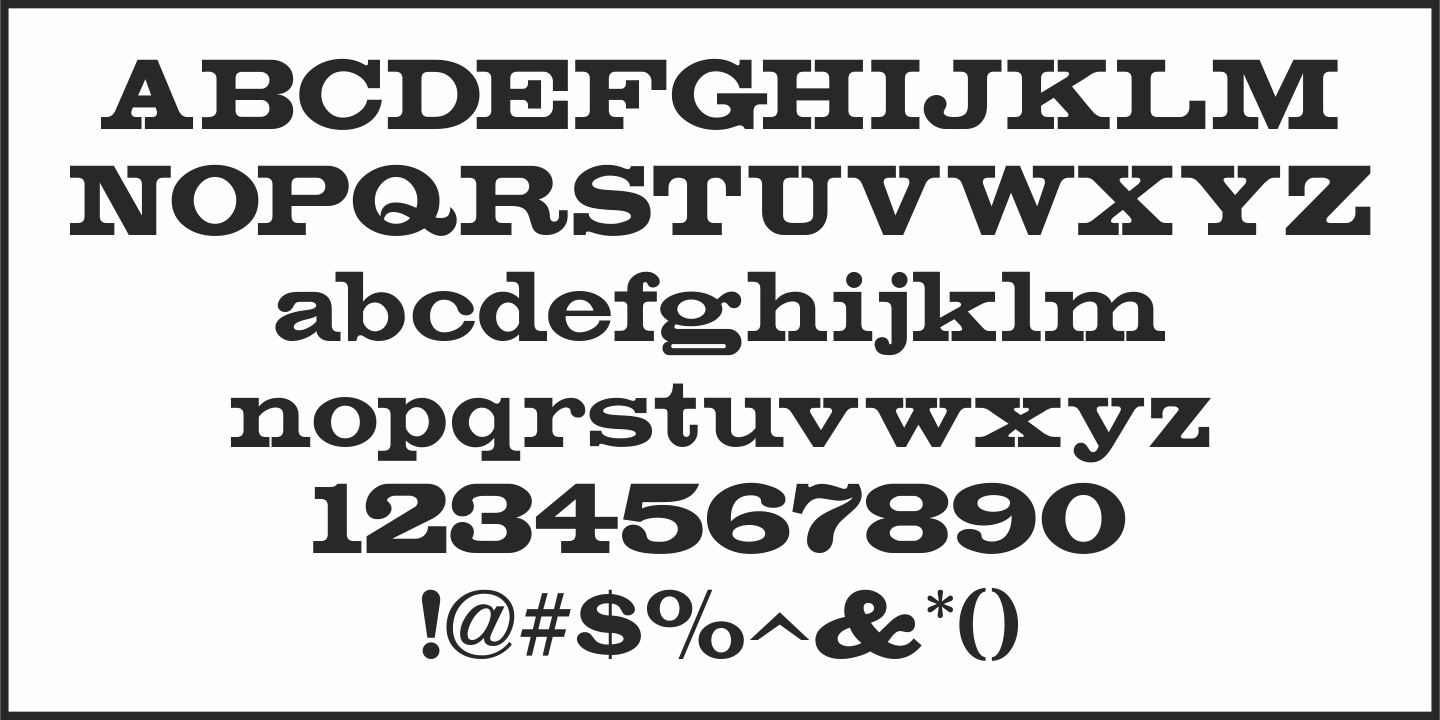 Clarified Font Poster #1