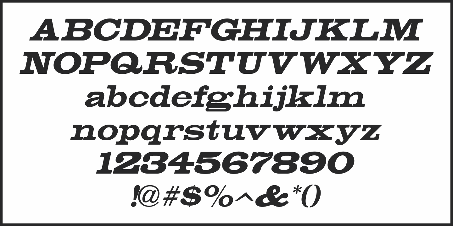 Clarified Font Poster #1