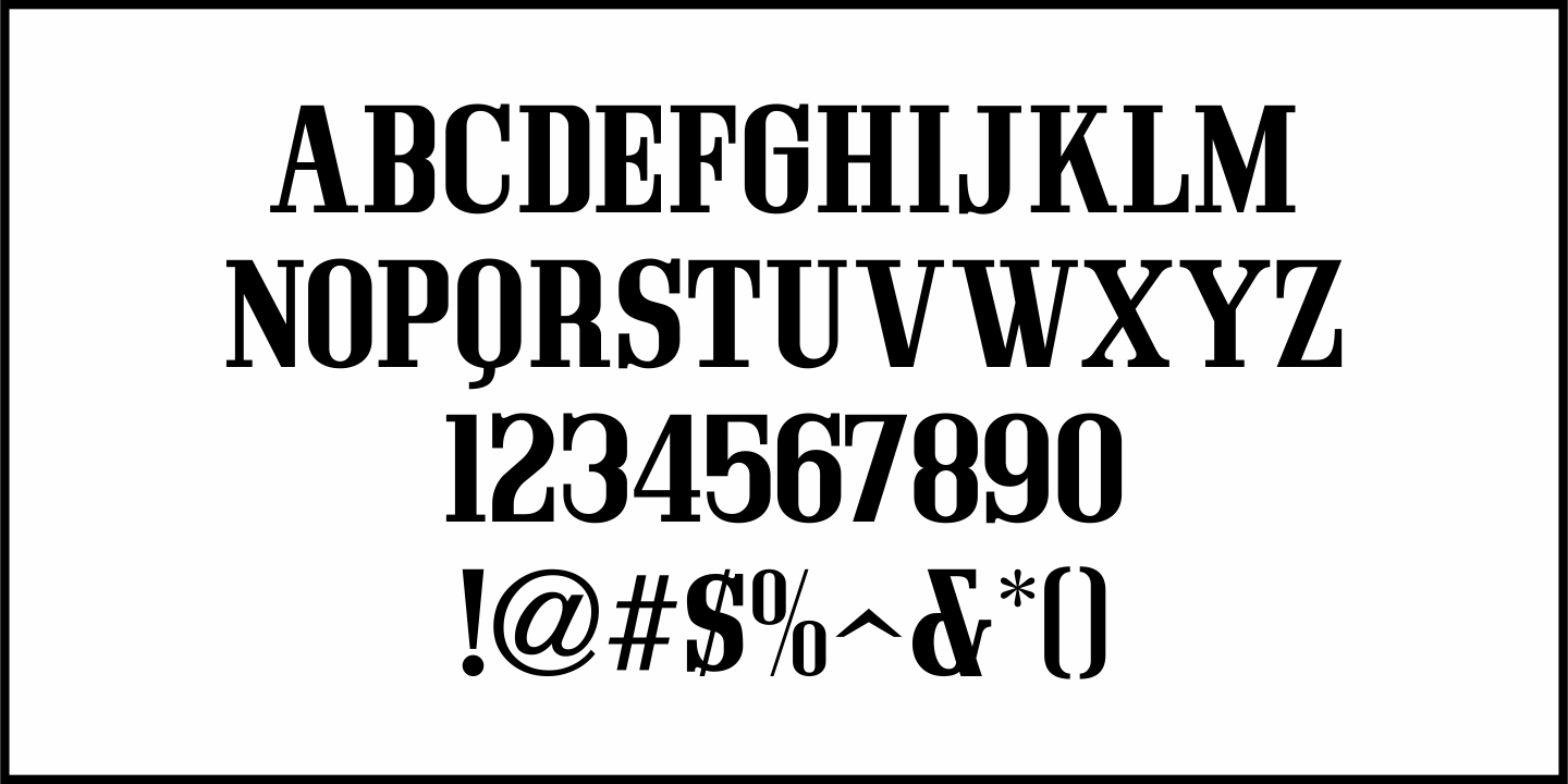 Post Production Font Poster #1