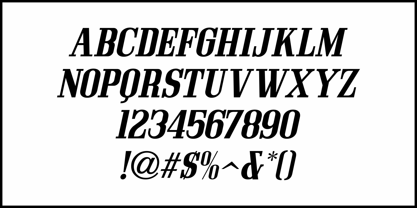 Post Production Font Poster #1