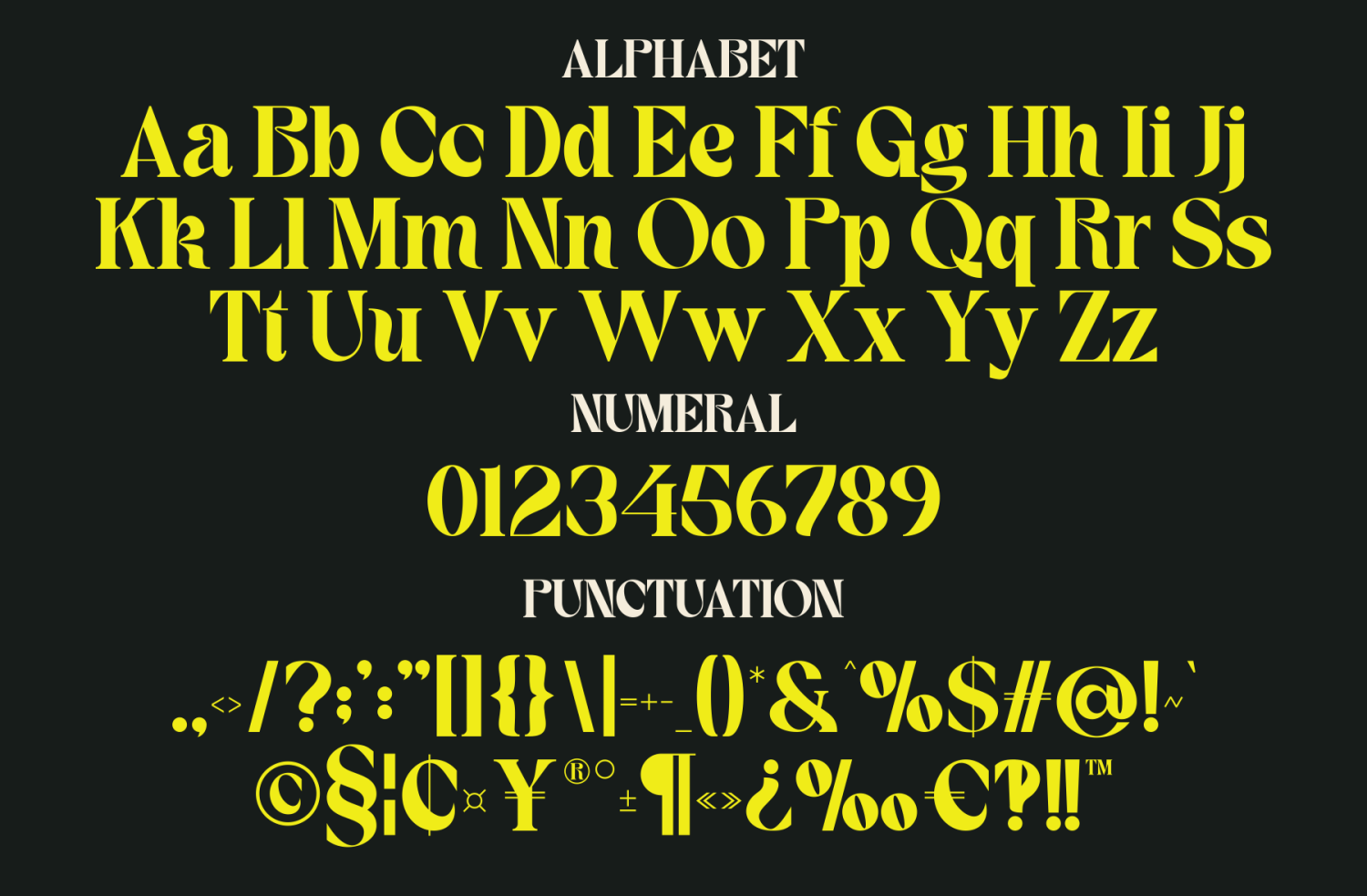 Boalie Font Poster #1