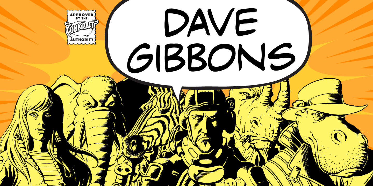 Dave Gibbons Font Poster #1