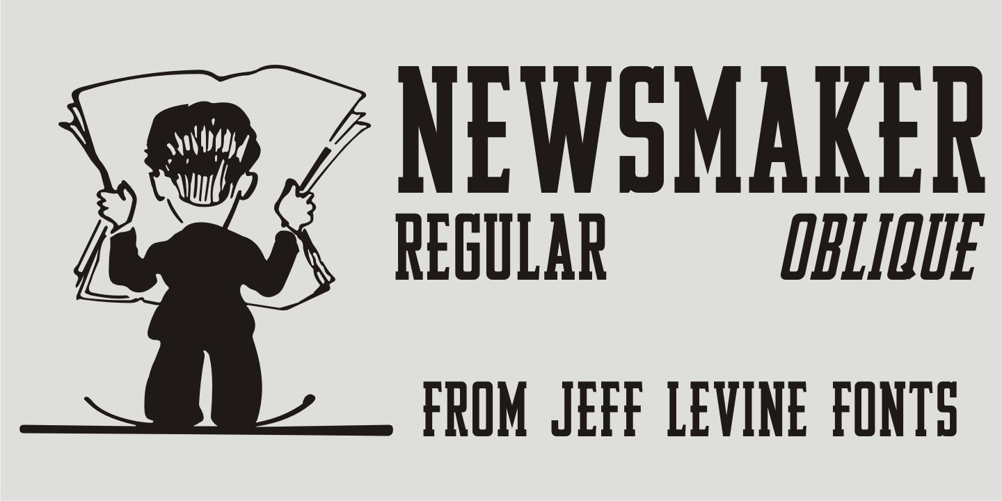 Newsmaker Font Poster #1