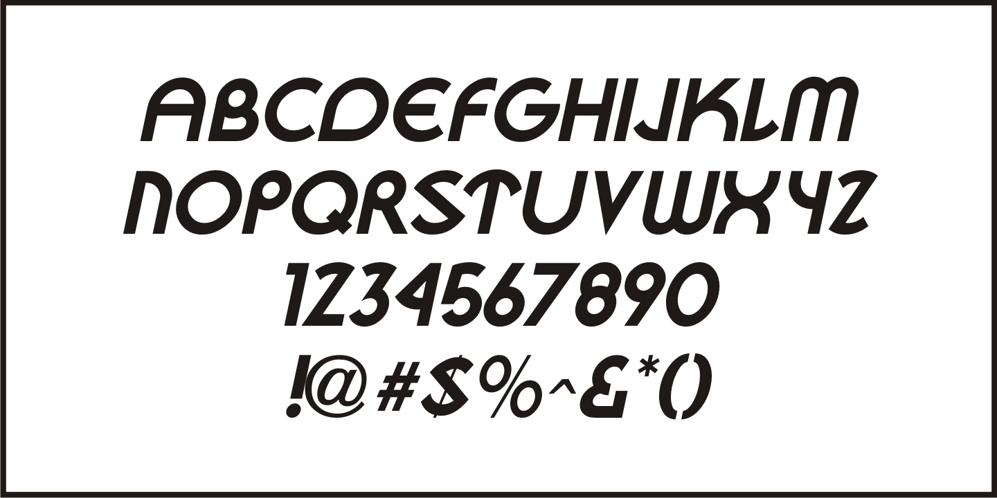 Seahawk Font Poster #5