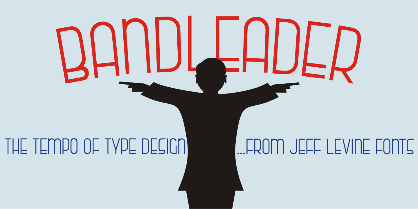 Bandleader Font Poster #1