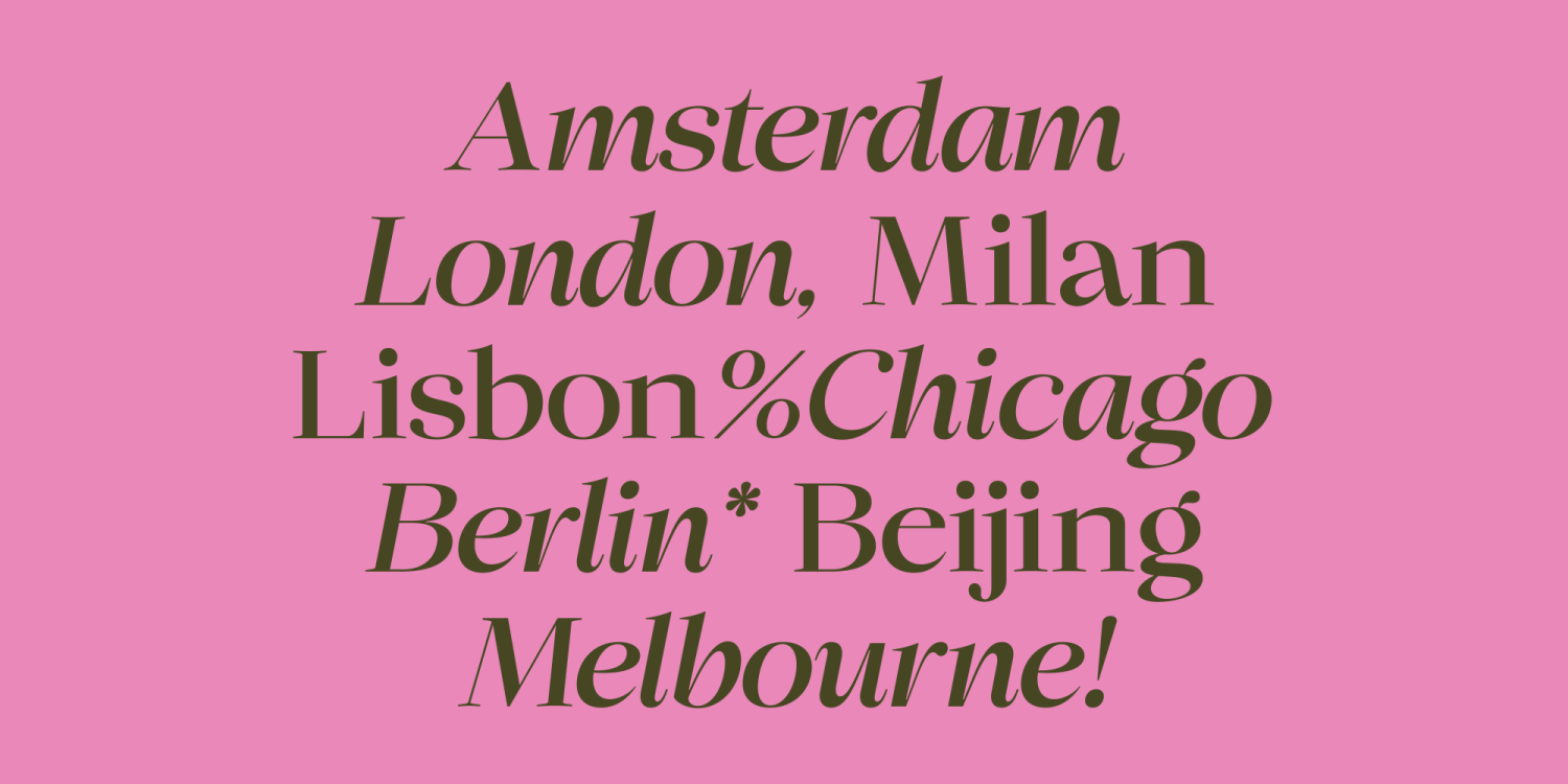 Chilton Font Poster #9