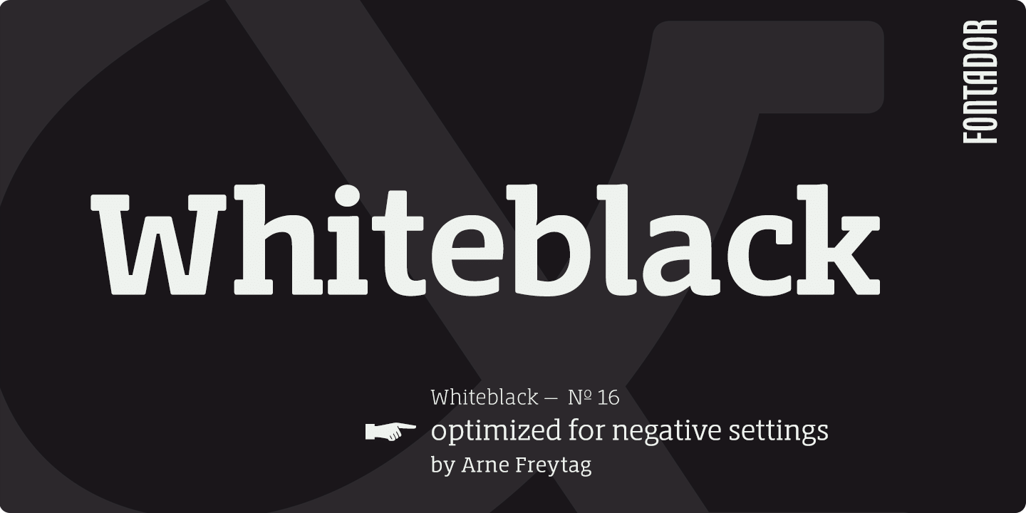 Whiteblack Font Family
