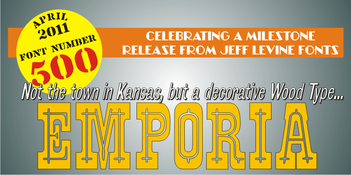 Emporia Font Family Poster
