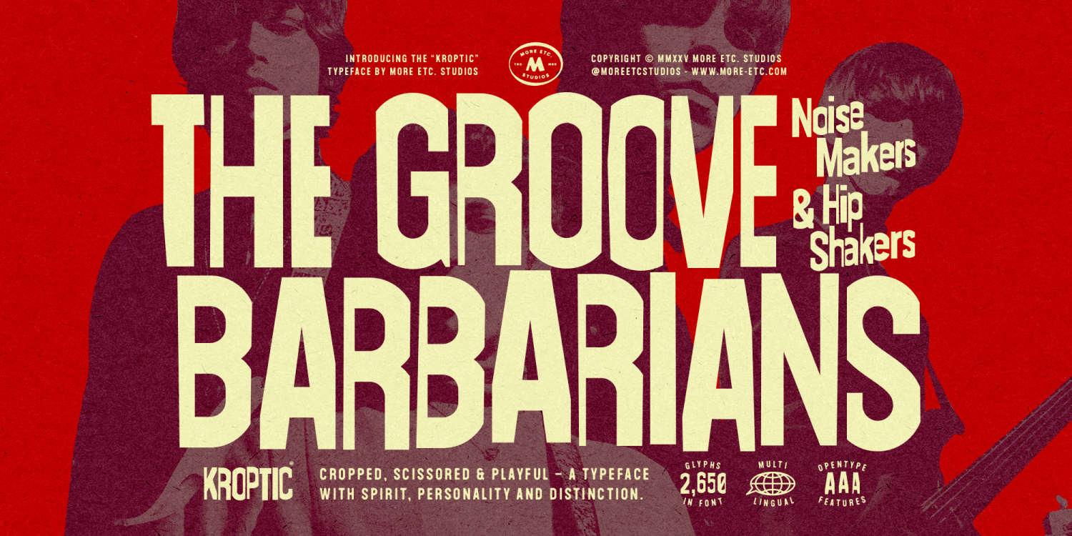 Kroptic Font Poster #1