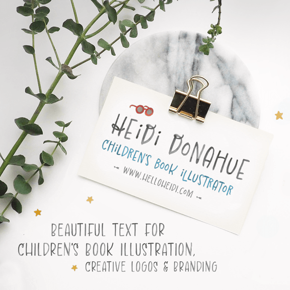 Hey Eloise! Watercolor Font Poster #3