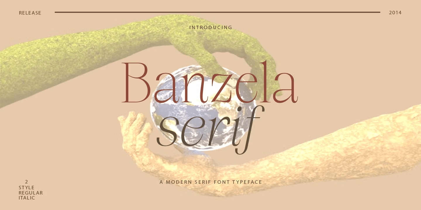 Banzela Font Family Poster