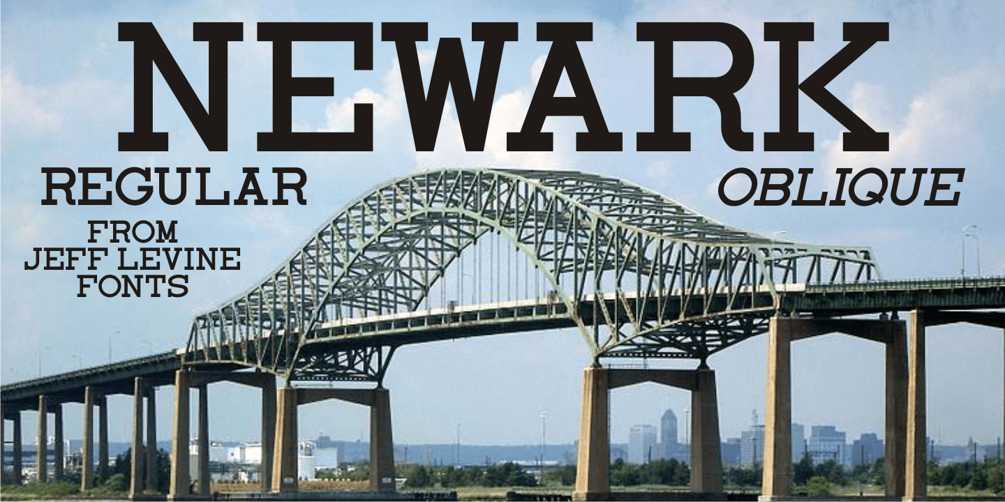 Newark Font Family Poster