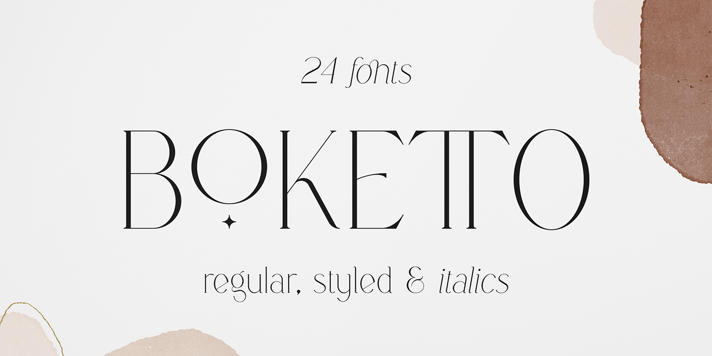 Boketto Font Poster #1