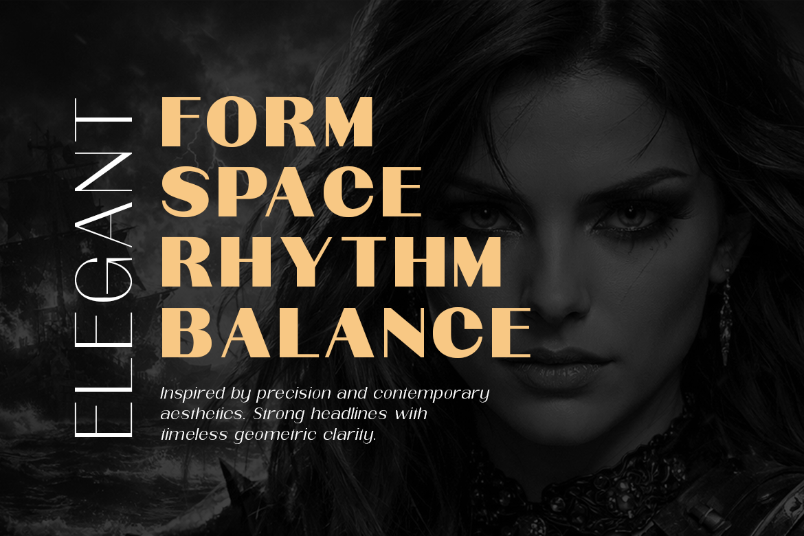 Qorvyn Expanded Font Poster #5