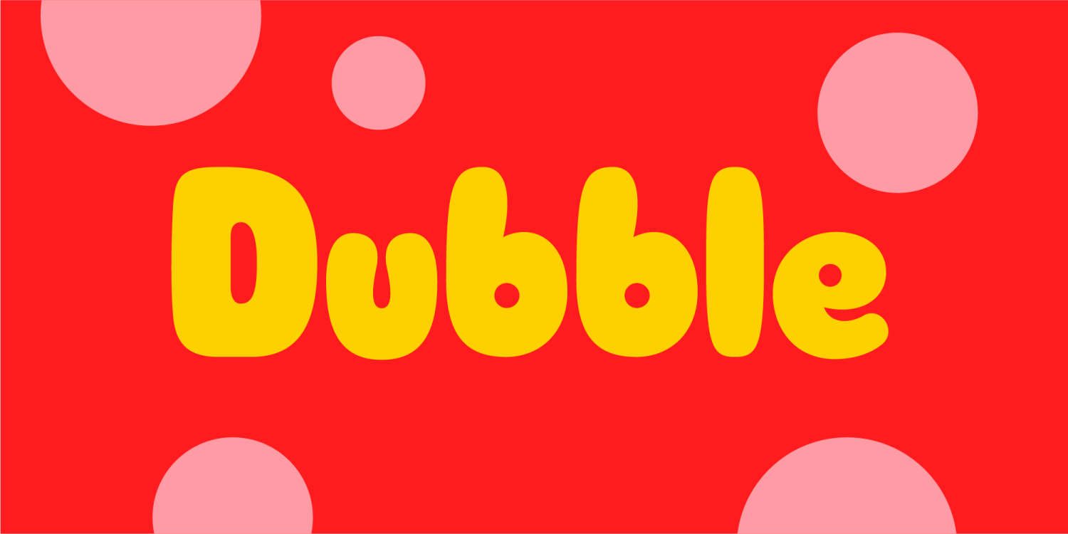 Dubble Font Poster #1