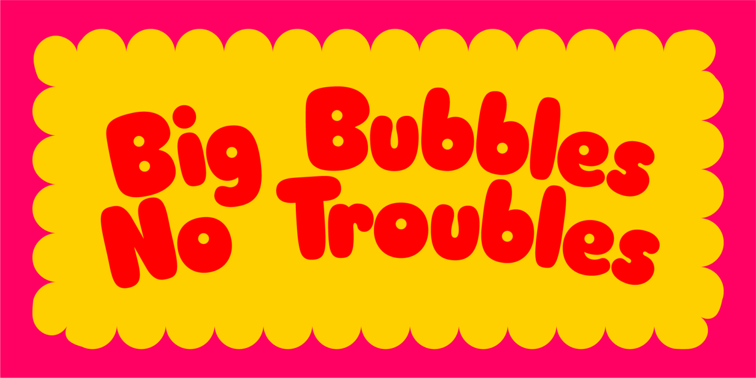 Dubble Font Poster #1