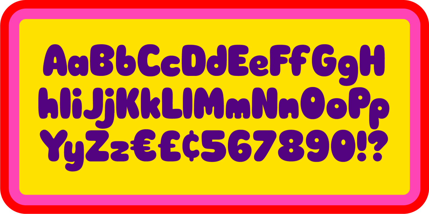 Dubble Font Poster #1