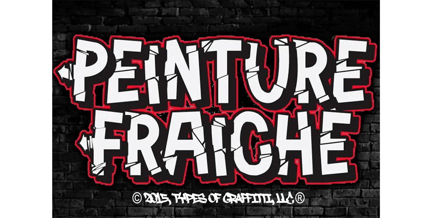 Peinture Fraiche® Font Family - Poster #4
