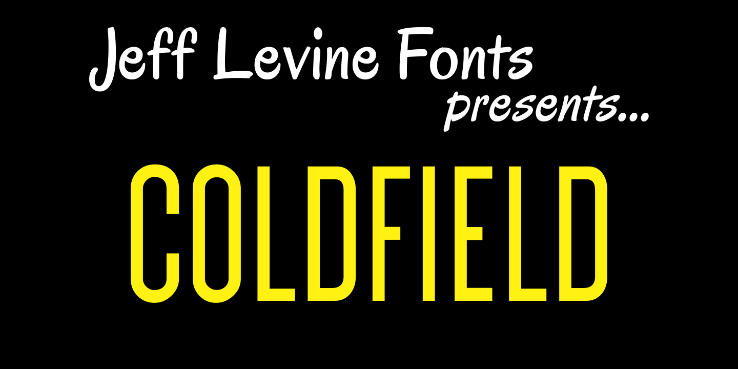 Coldfield Font Family Poster