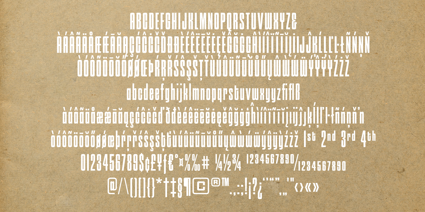 Churchward 69 Family Font Poster #1