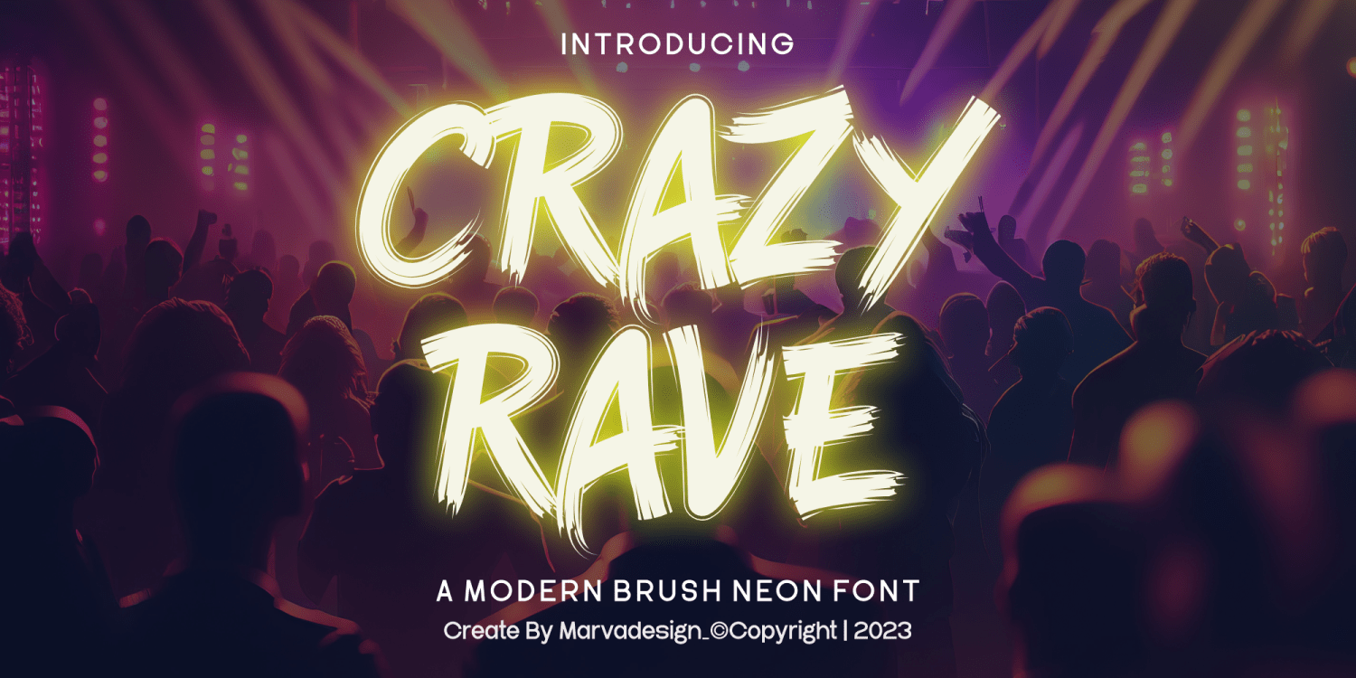 Crazy Rave Poster