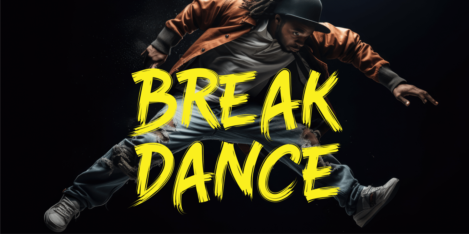 Crazy Rave Font Poster #1