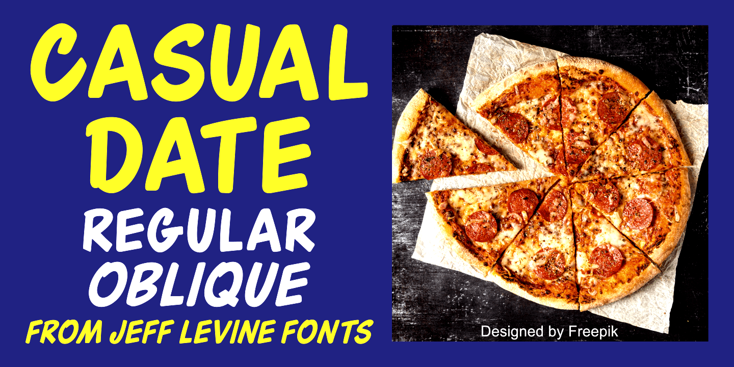 Casual Date Font Family