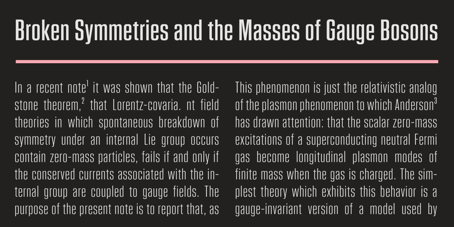 Higgs Font Poster #10