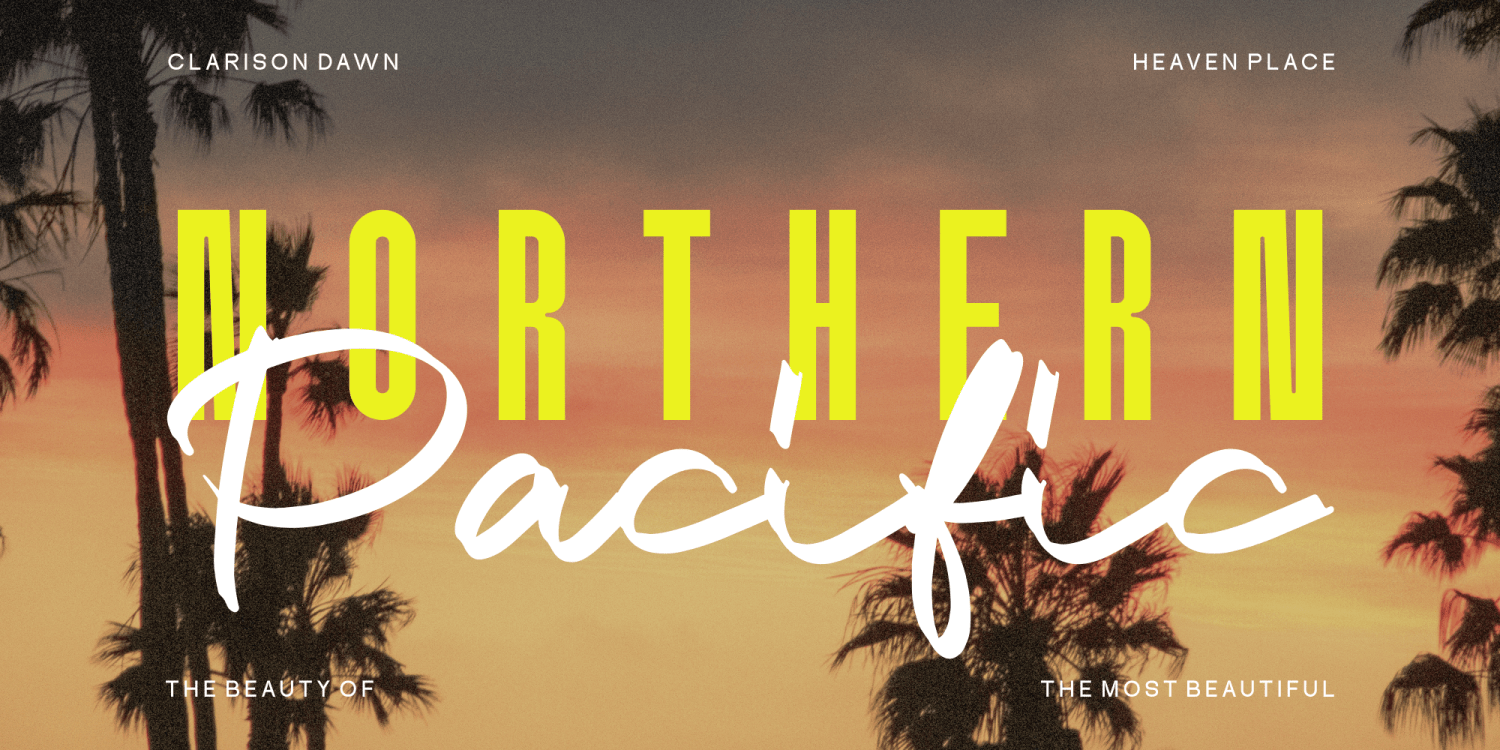 Clarison Dawn Font Poster #3
